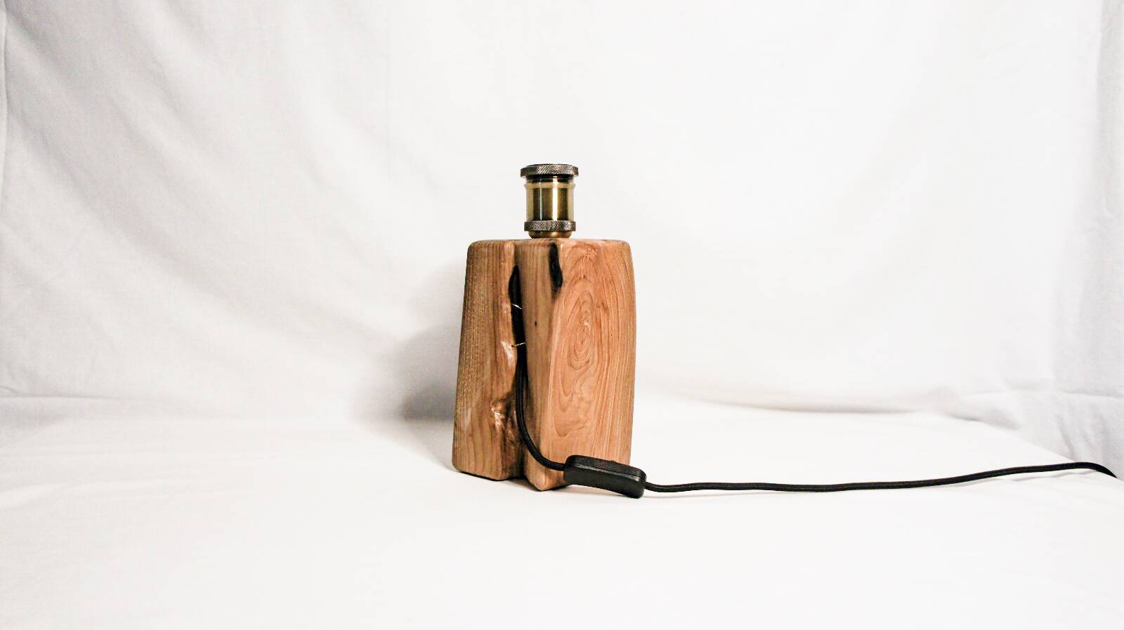 High lamp in solid oak