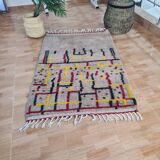 Handmade wool Berber rug 150 X 100 CM