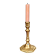 Vintage gold metal candlestick