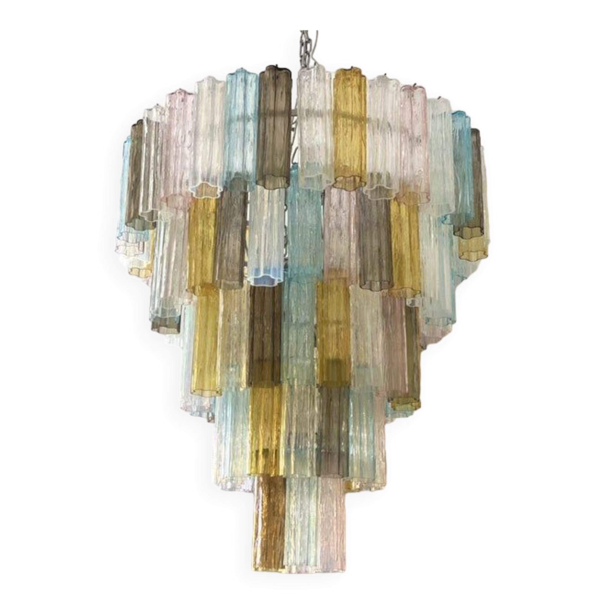 Contemporary murano glass chandelier