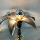 Golden palm lamp from the 70s