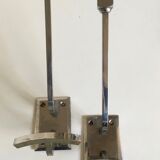 Pair of chrome coatrack 60