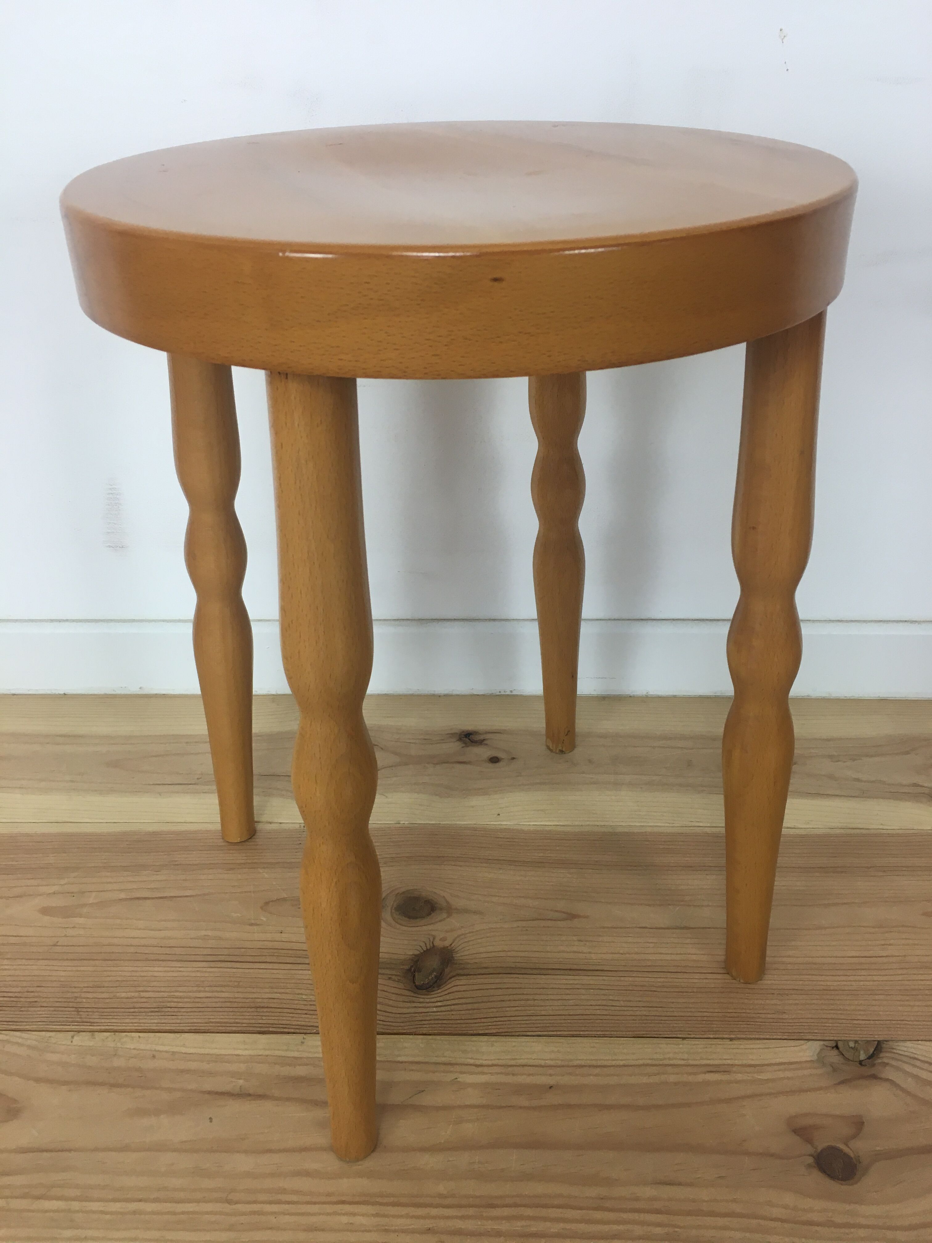 Baumann wooden bistro stool