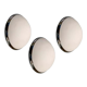 Appliques en verre opalin, années 1980, lot de 3