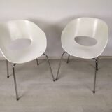 Paire de fauteuils sintesi orbite large