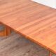 Grande table à manger scandinave vintage en teck massif, Danemark, 1970