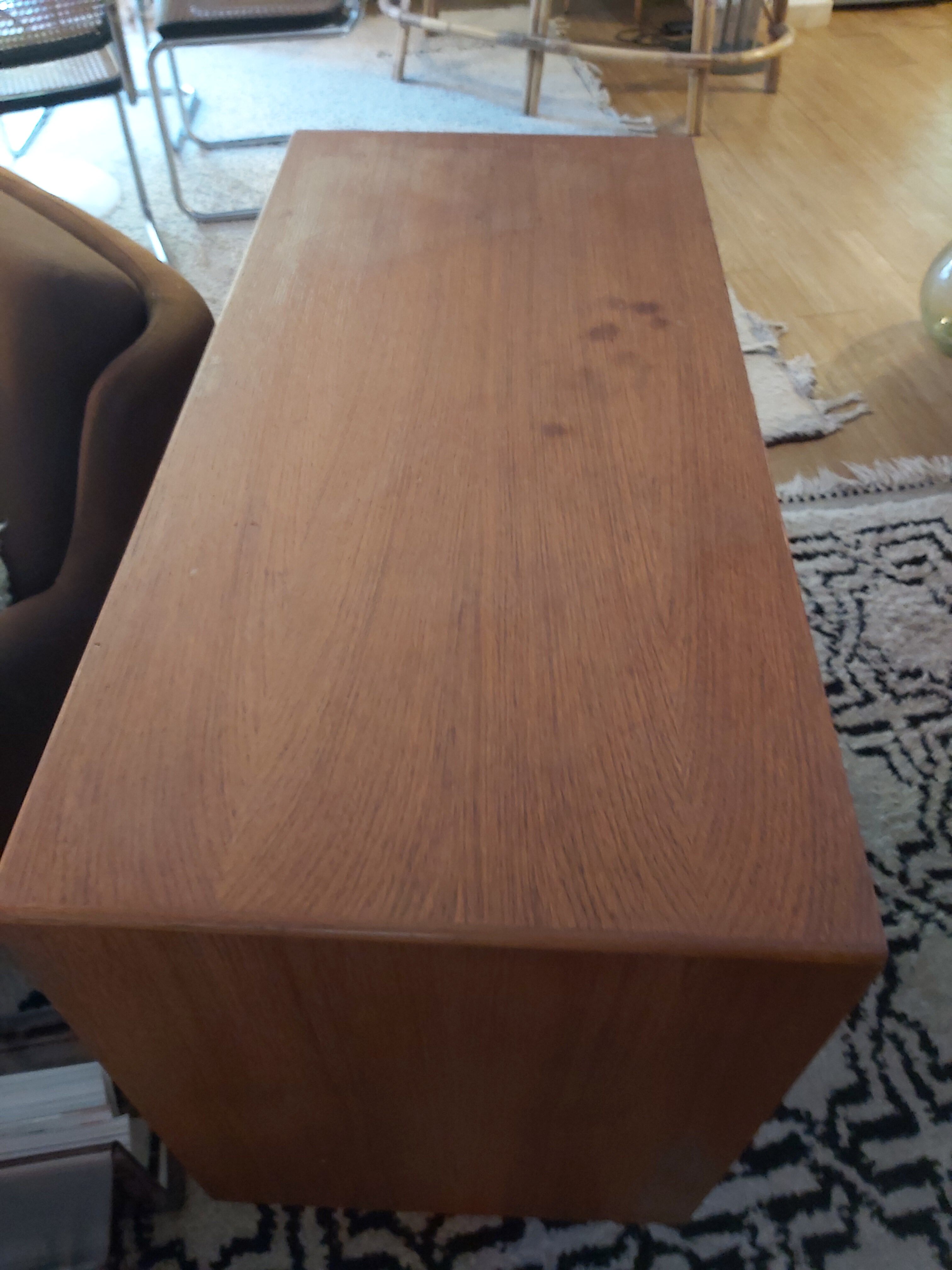 Scandinavian chest of drawers in vintage teak