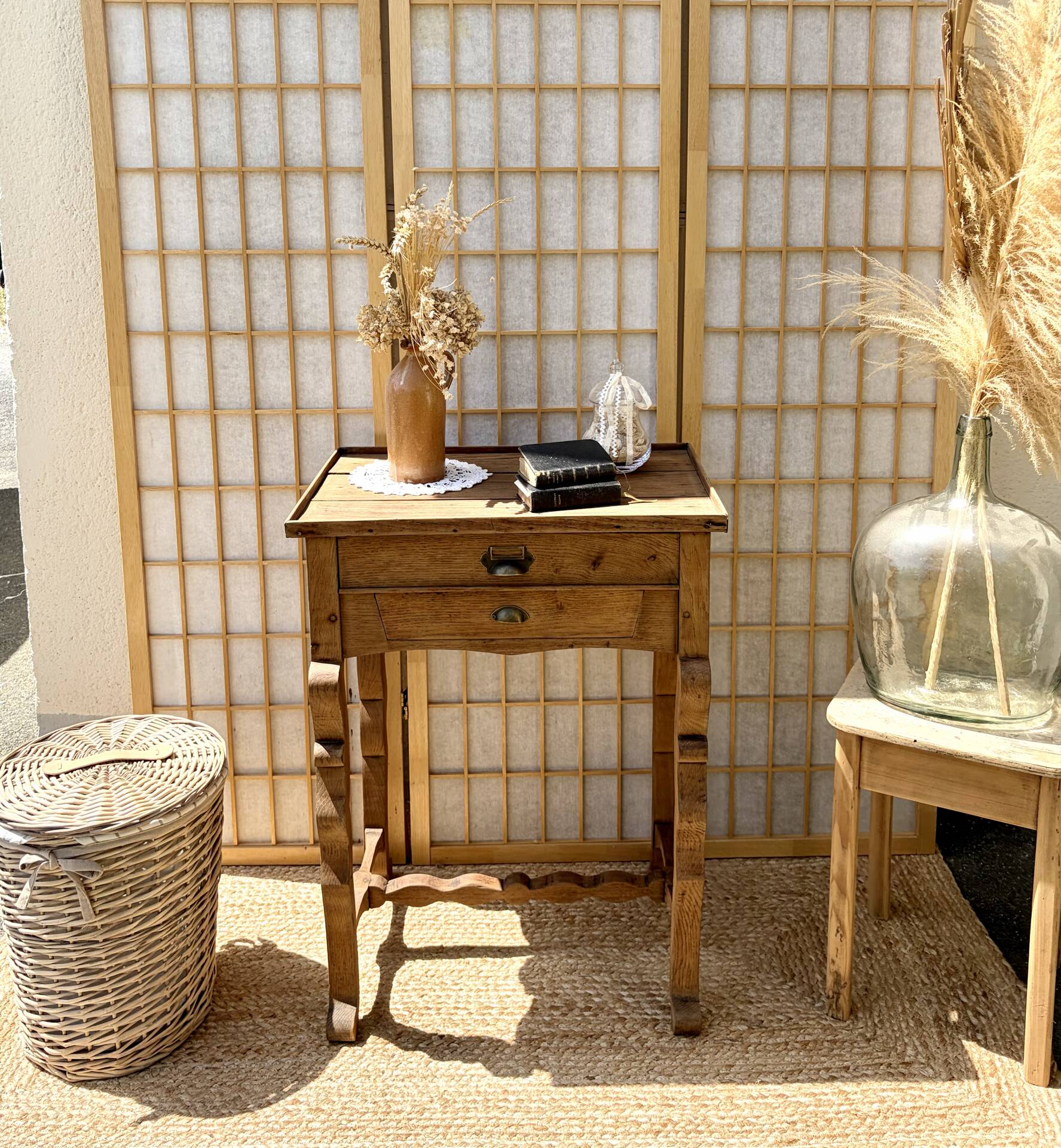 Travailleuse en bois