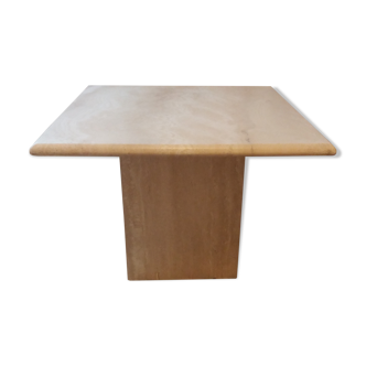 Travertine coffee table