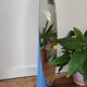 Vintage blue lipstick mirror