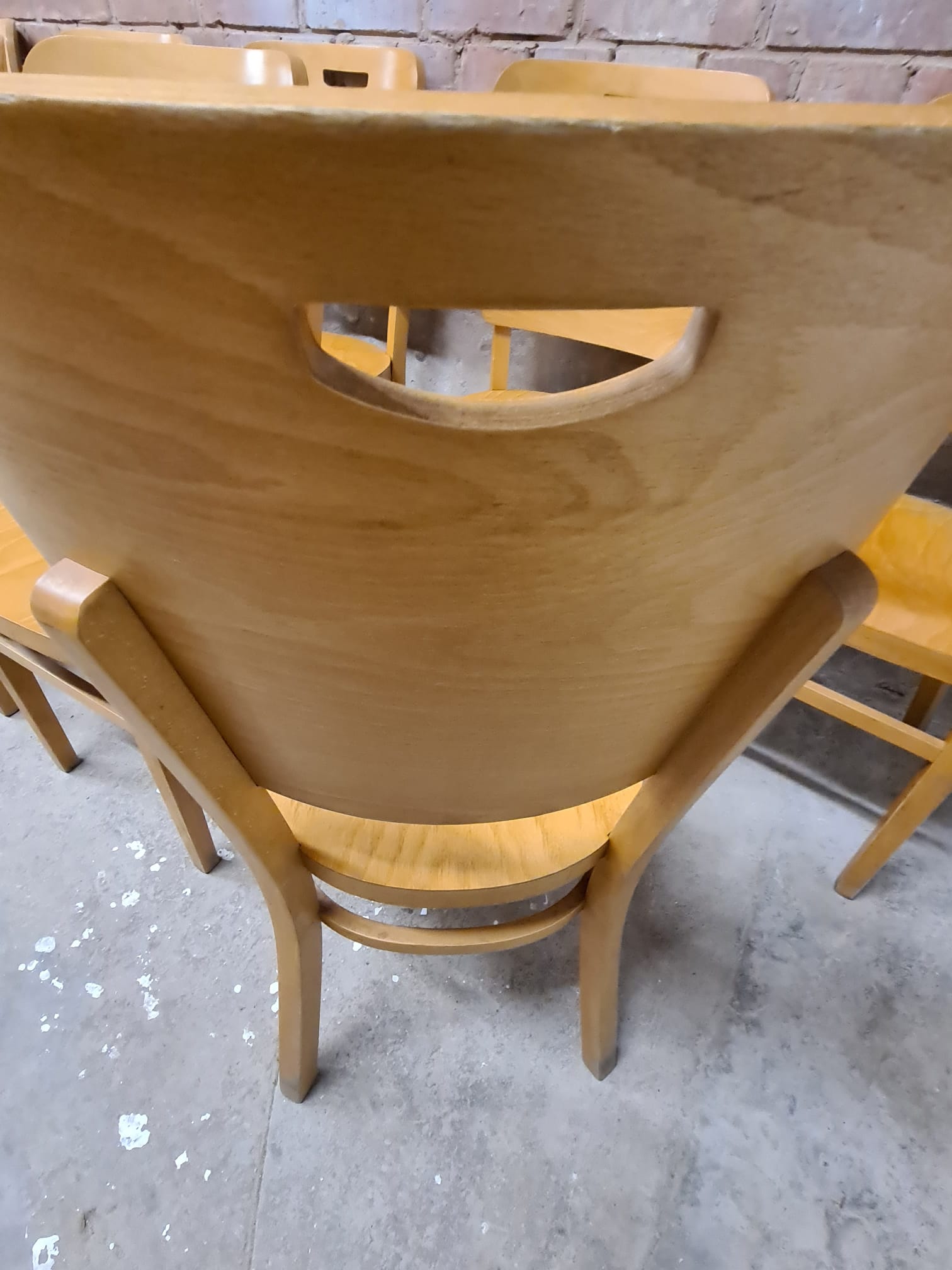 Set of 12 bistro chairs