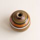 Round banded vase, Aldo Londi for Bitossi, Italy, 1970–1972