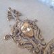 Antique brass coat hook