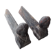 Paire de chenêts
