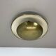 Unique Round Brass Wall Light in Gino Sarfatti Style, Italy 1950s