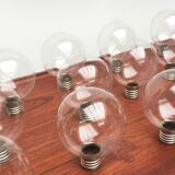 Vintage German Space Age replacement or spare glass piece for lamp by Motoko Ishii for Staff, 1970s.