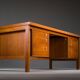 Bureau exécutif danois en teck par Arne Vodder pour H.P. Hansen, années 1960