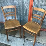 2 vintage bistro chairs