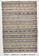 6x9 Gray & Green Striped Pattern Kilim Rug, 176x262Cm