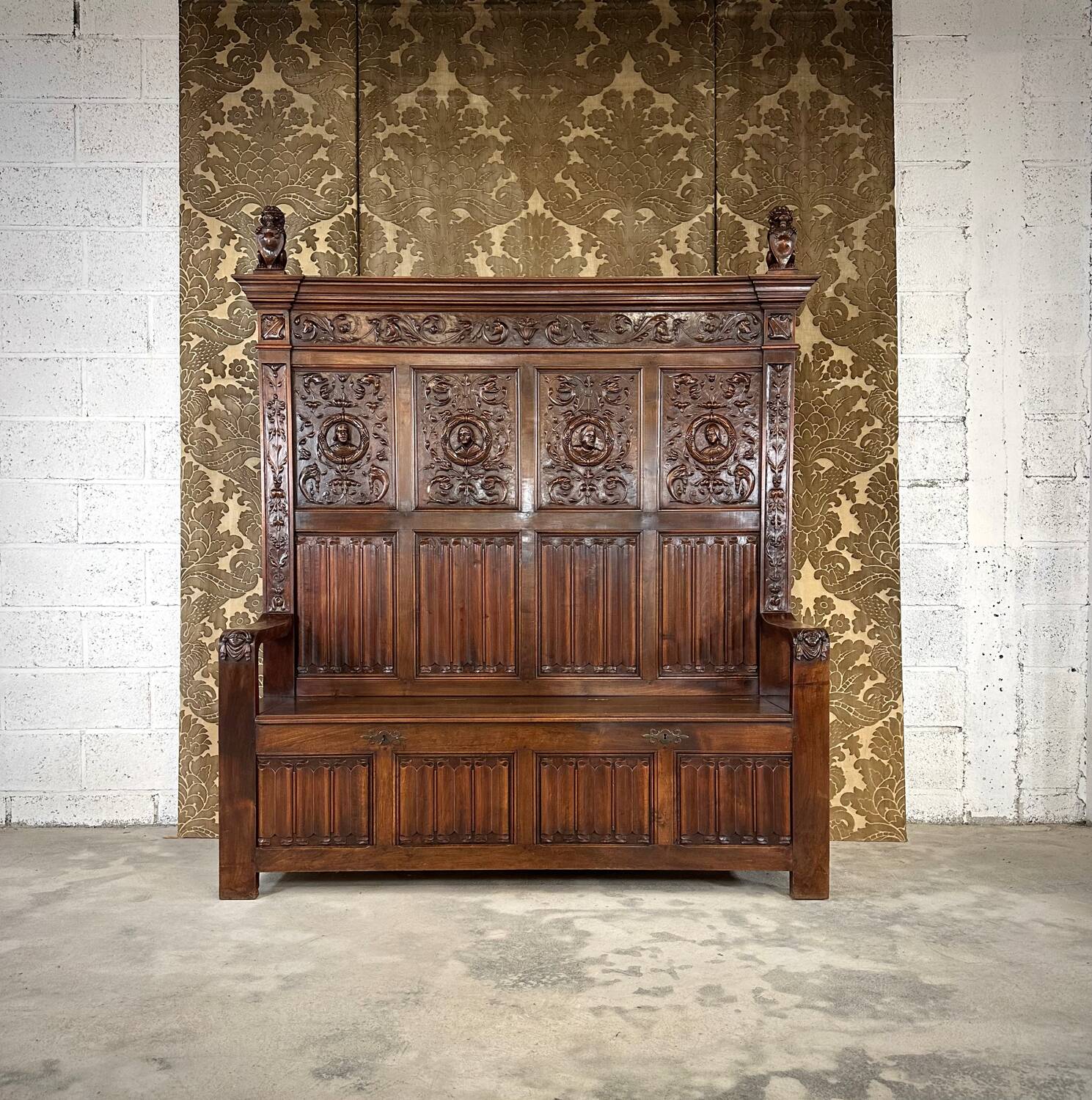 Renaissance style bank safe