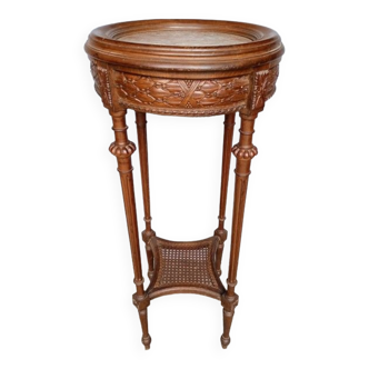 Saddle Louis XVI wood and marble ep XIX em