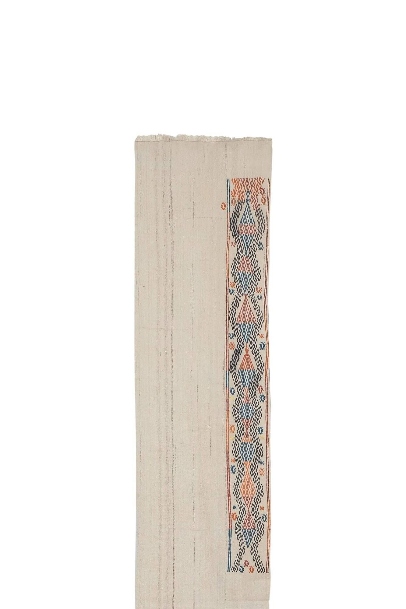 Vintage Turkish hallway rug 75x504 cm