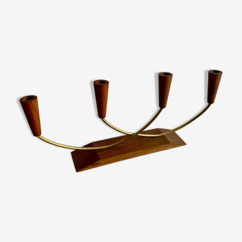 Teak candleholder, 1960s