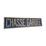 Metal plate preserved