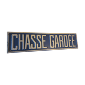 Metal plate preserved
