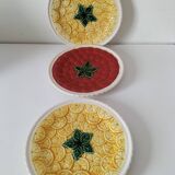 Trio of fruit slushie plates
