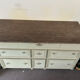 Commode blanc d’ivoire - 160x65cm - gris vert