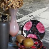 Three ceramic dessert plates from Vallauris 50s