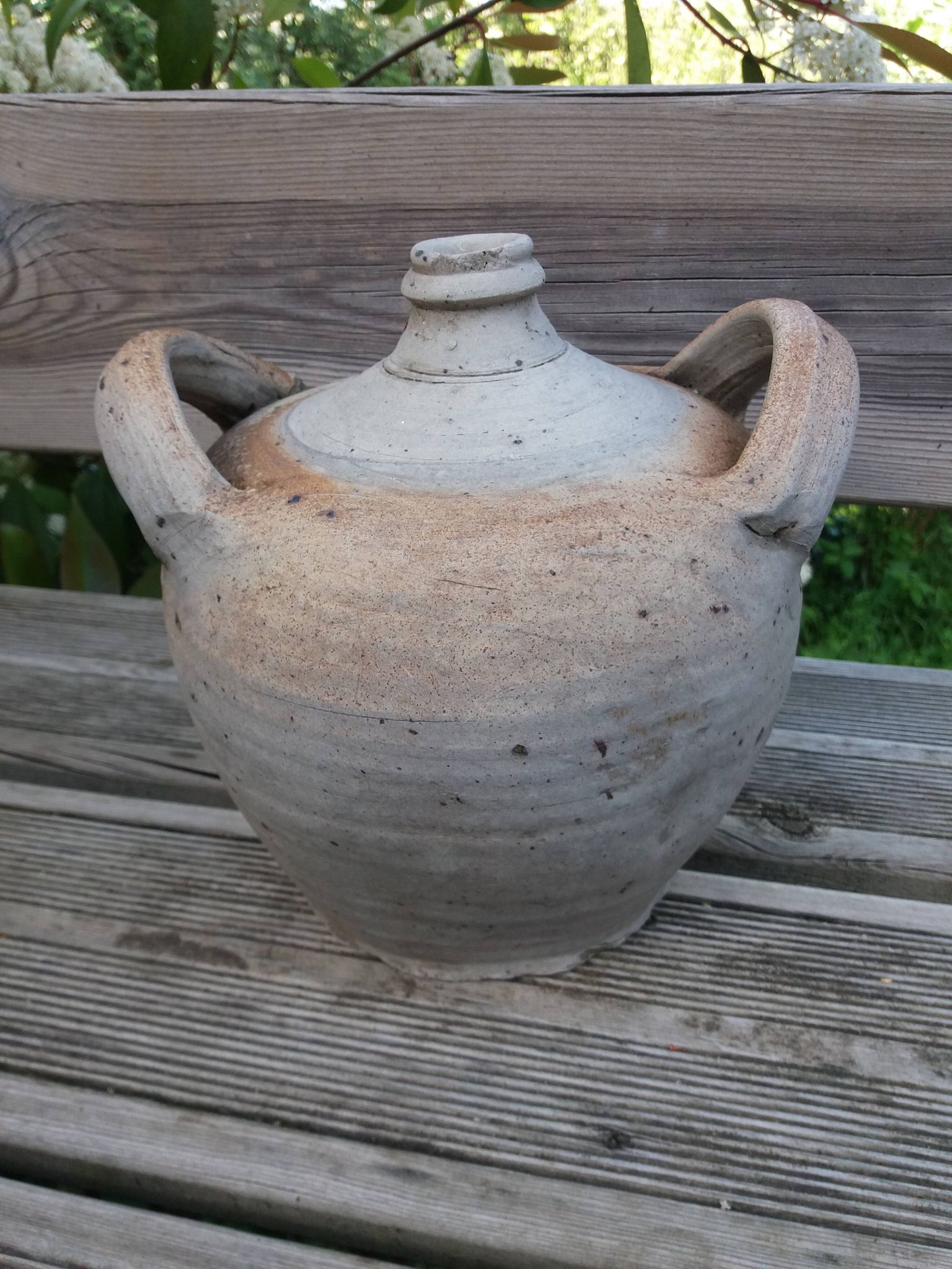 Terracotta vinegar jar