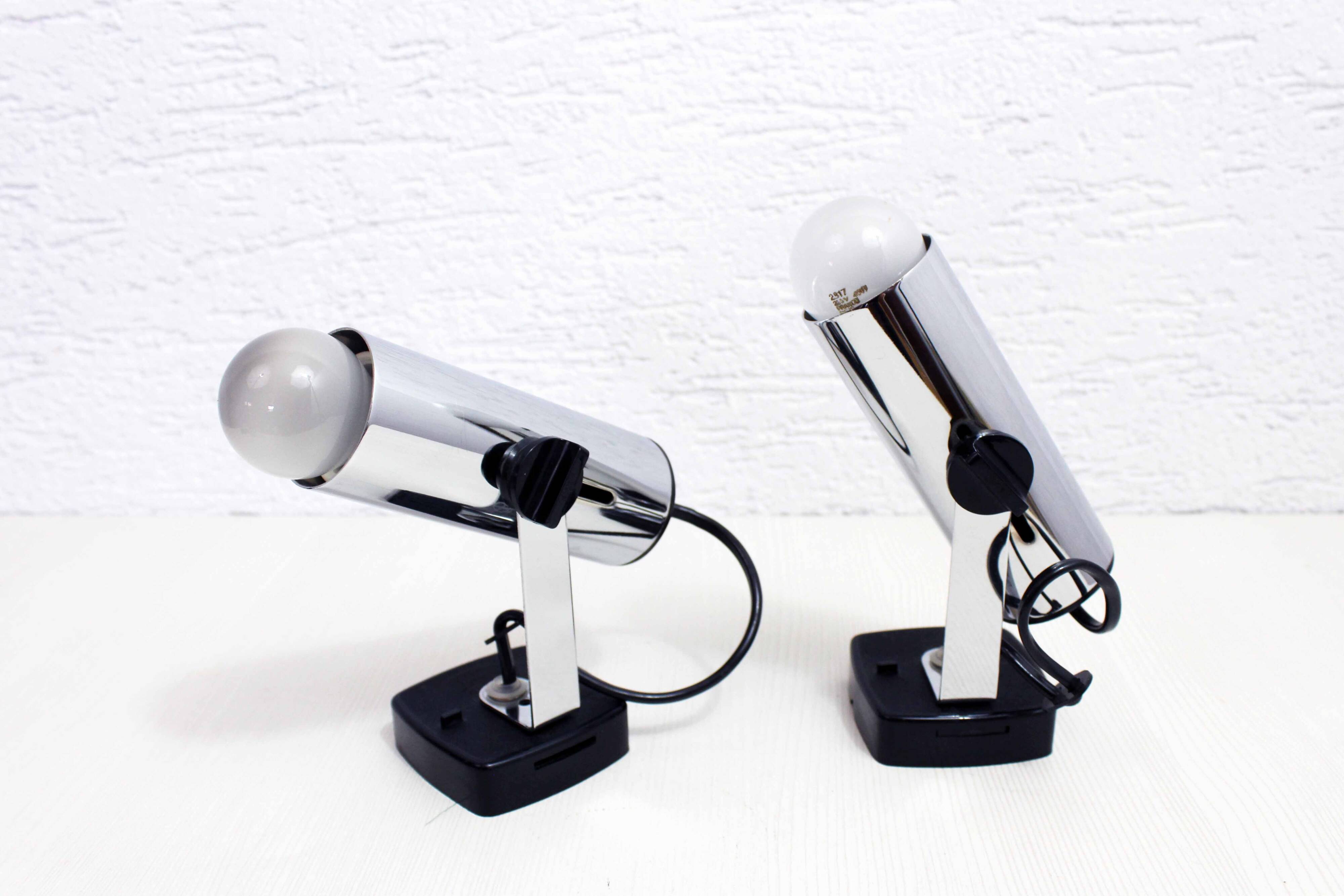 Pair of Targetti Sankey 1970 wall lights