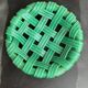 Woven ceramic basket