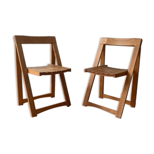Paire de chaises pliantes - 1960s
