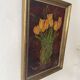 Painting yellow tulip flowers