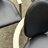 Set of 7 Belgo Chrom chairs from the 80s
