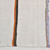 2x5 Natural White Turkish Vintage Runner Rug, 72x169Cm