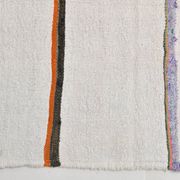 2x5 Natural White Turkish Vintage Runner Rug, 72x169Cm
