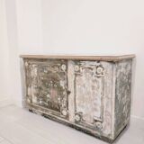 Rustic vintage patinated bar