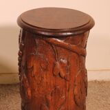 pair of 17th century oak bedside tables or sofa ends