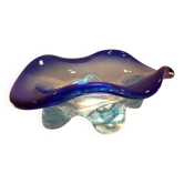 Blown glass basin signed Massimiliano Schiavon Murano Venice