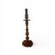 Antique carved wooden lamp 67cm