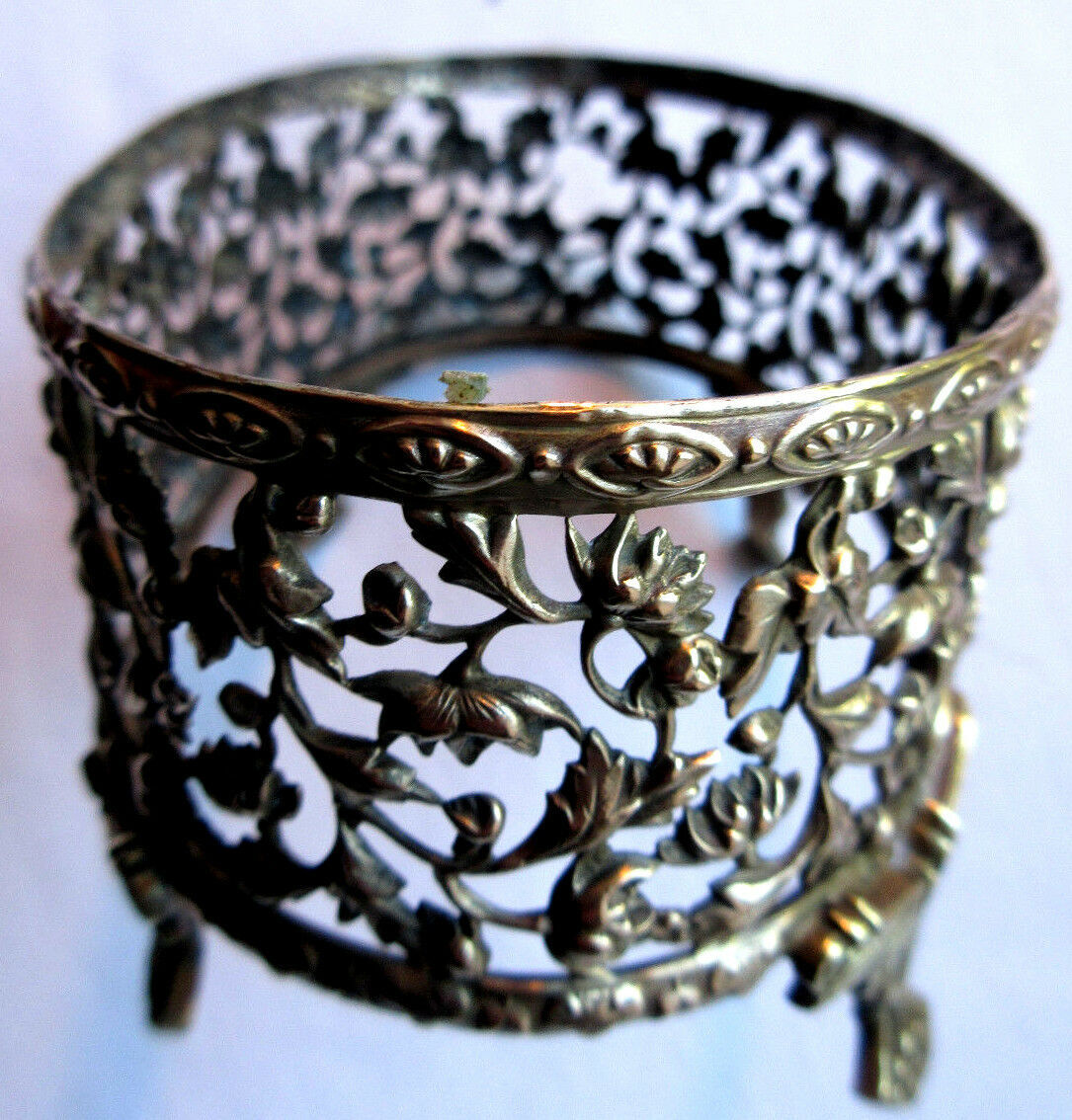 Small table jardiniere, cobalt blue crystal and napoleon iii gilded bronze support