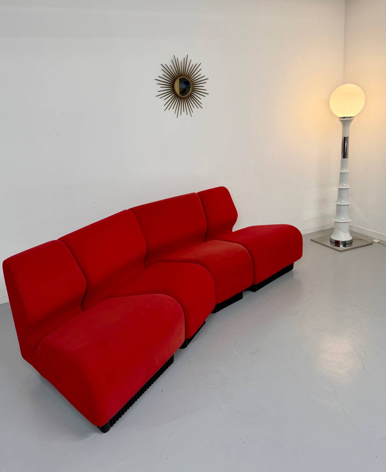 Modular design canapé Don Chadwick / Herman Miller vintage red