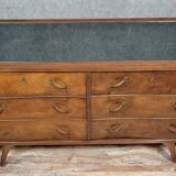 After Paolo Buffa: Italian Art Deco chest of drawers with 6 drawers