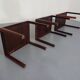 Danish Rosewood Nesting Tables, 1960s, Set of 3