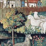 Wall Tapestry, Pastoral Scene, 20th Century