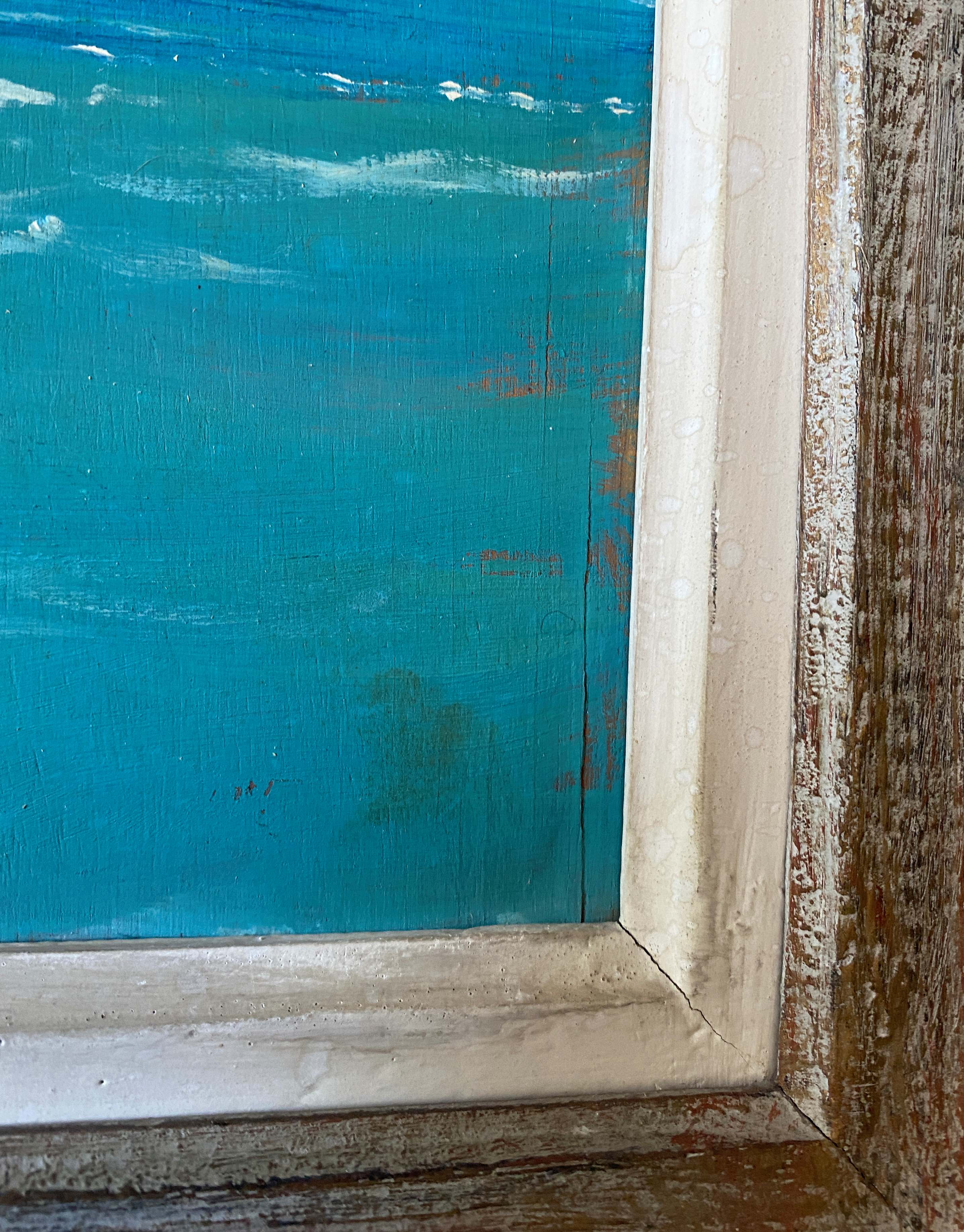 Orientalist painting marine algeria pierre faget-germain (1890-1961) skikda